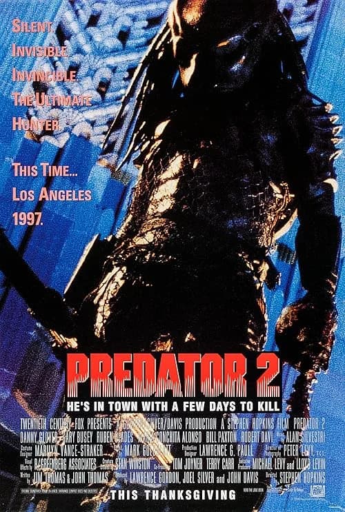 Predator 2 film posteri