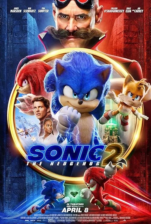 Sonic the Hedgehog 2 film posteri